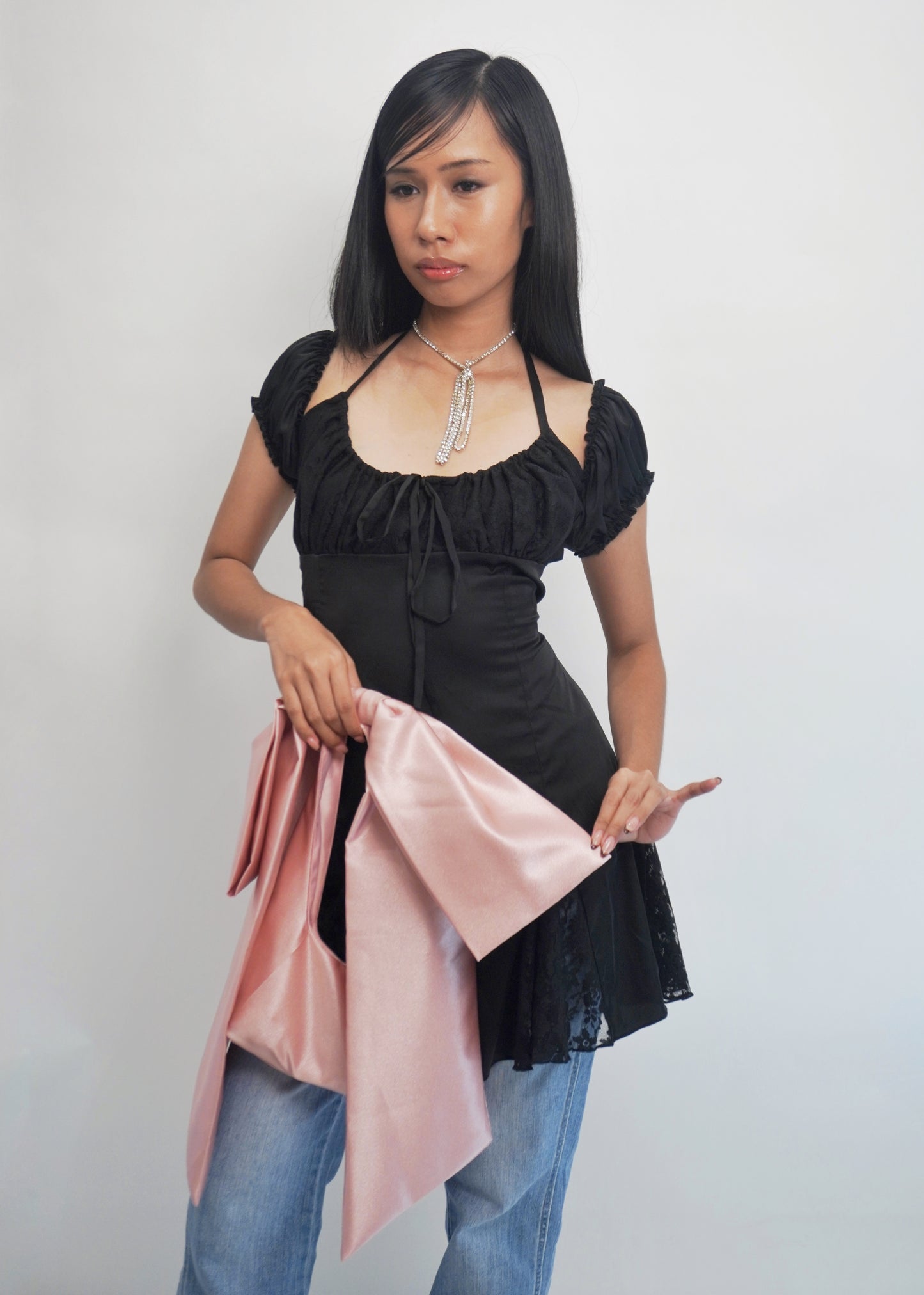 Ribbonette Bag in Blush