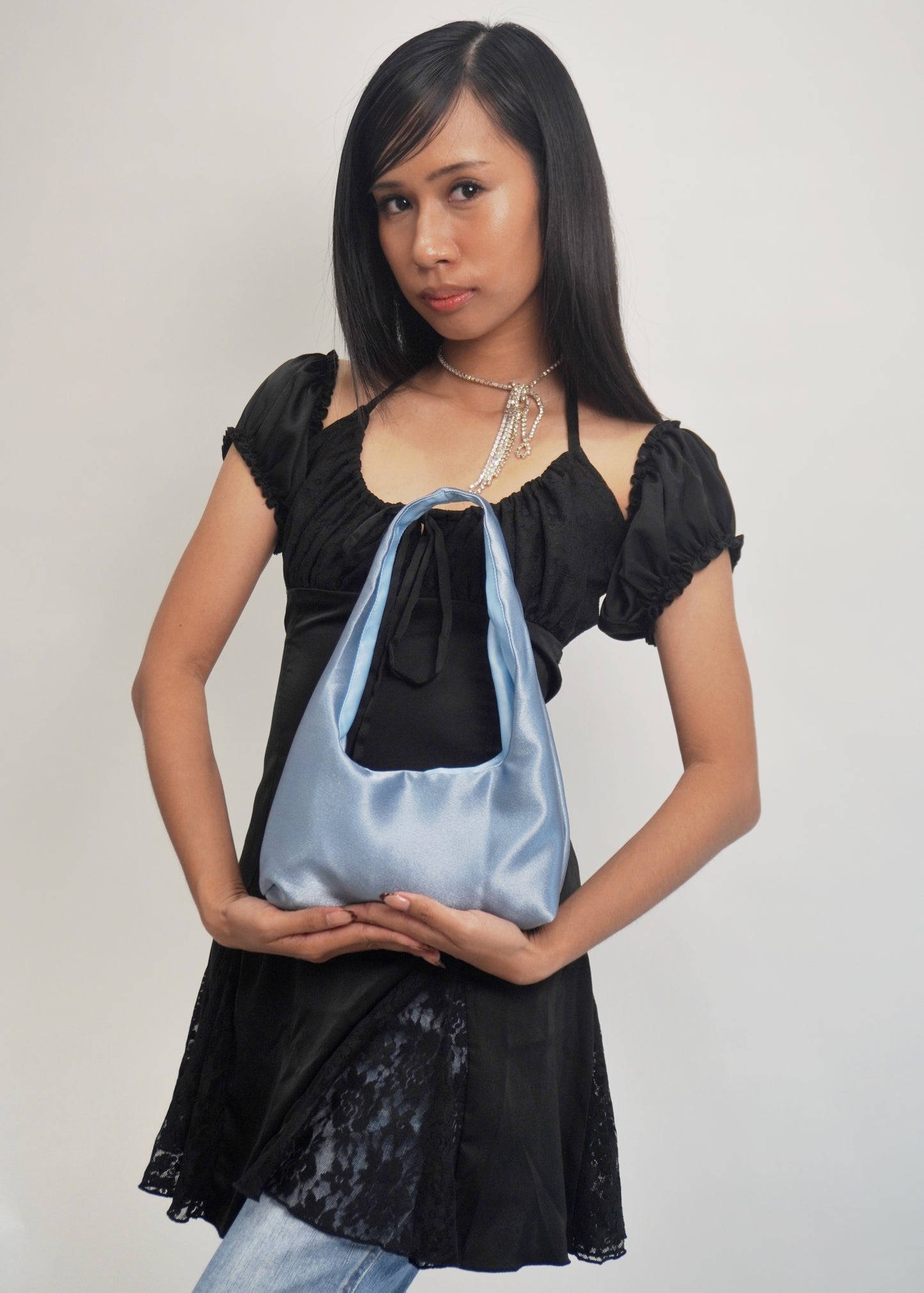 Ribbonette Bag in Sky