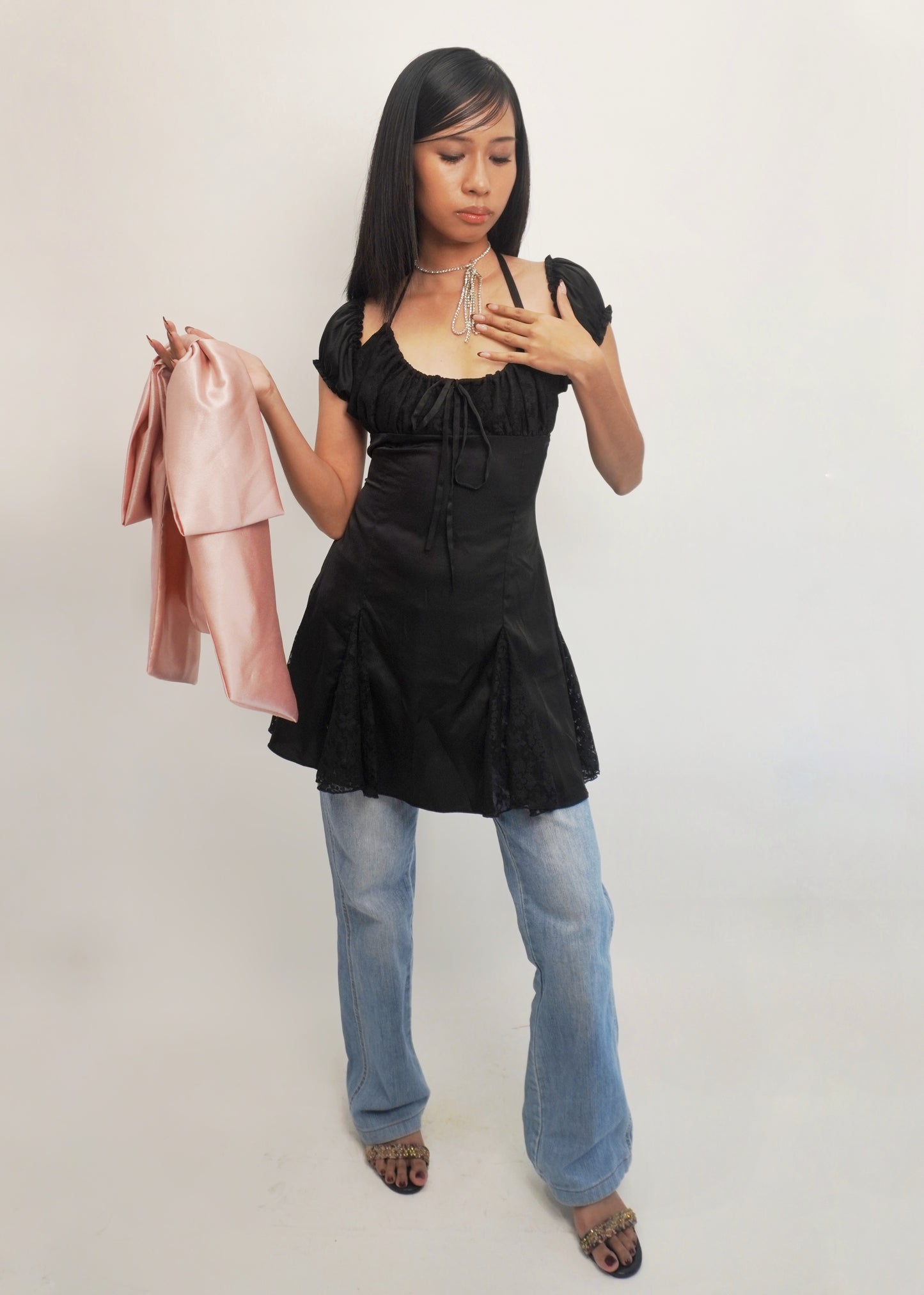 Ribbonette Bag in Blush