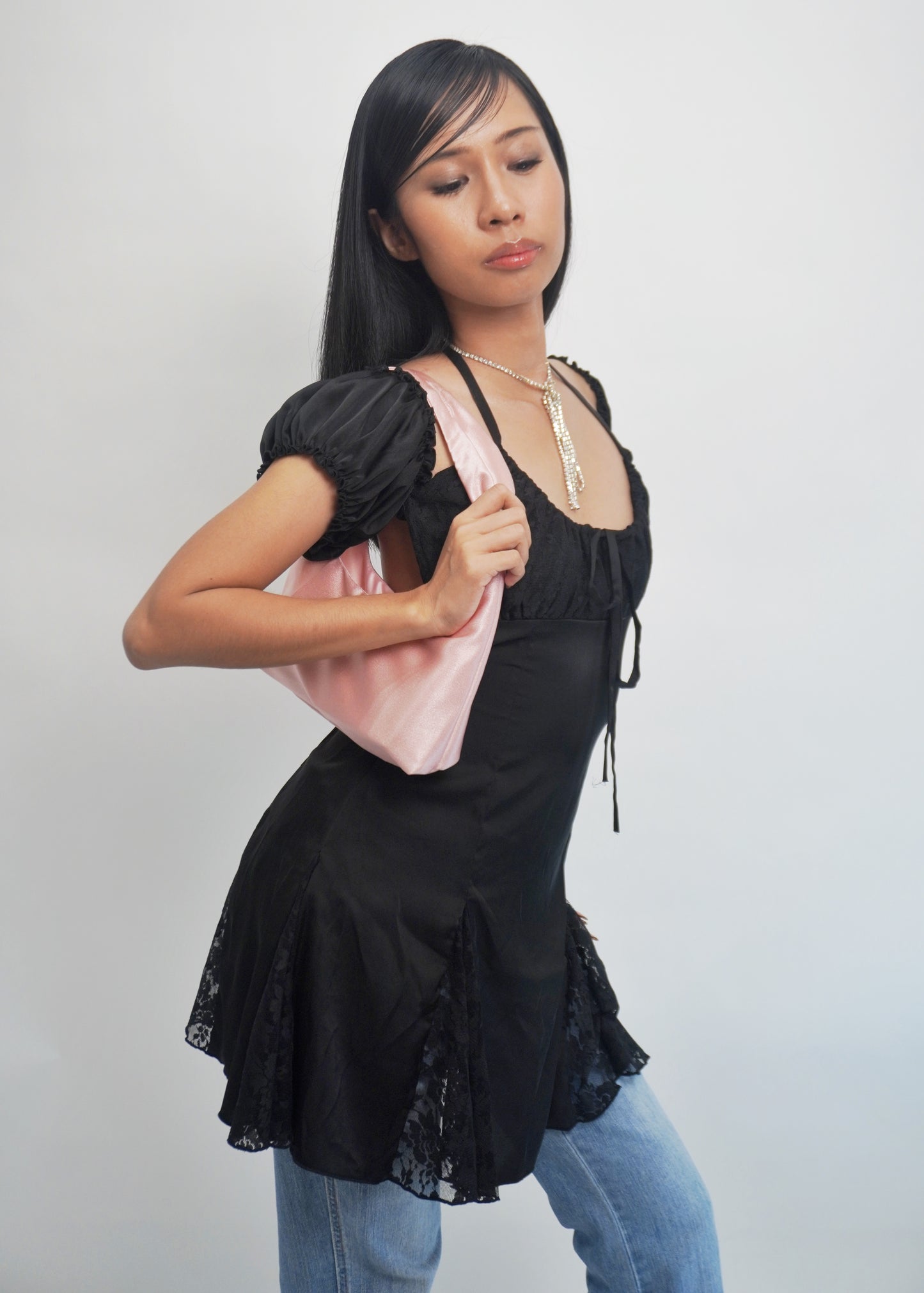 Ribbonette Bag in Blush