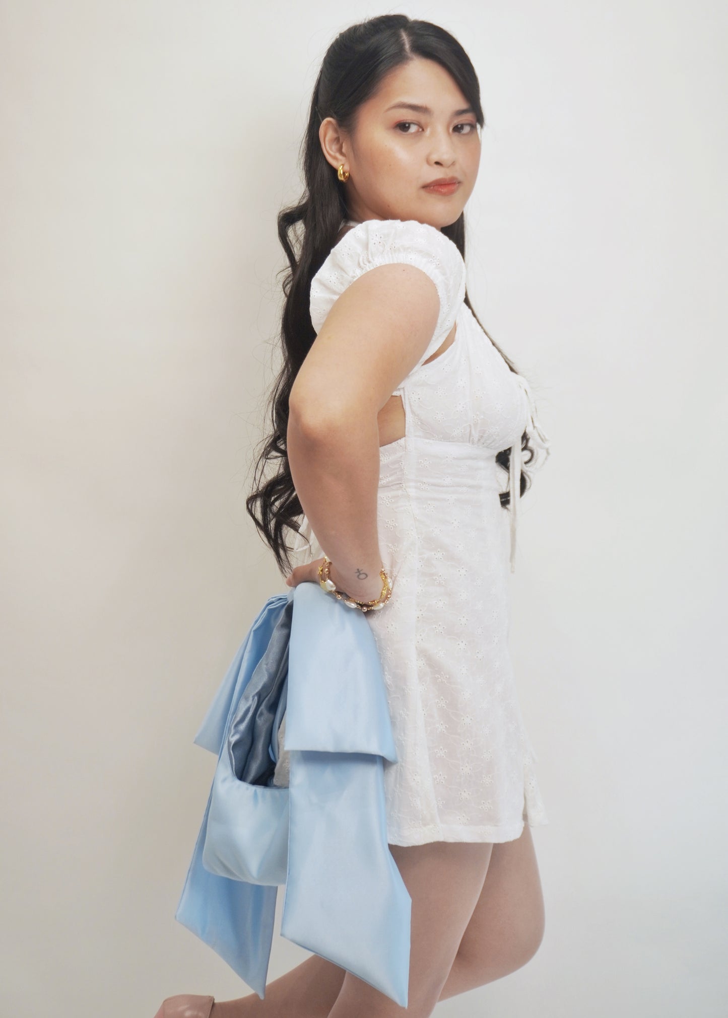 Ribbonette Bag in Sky