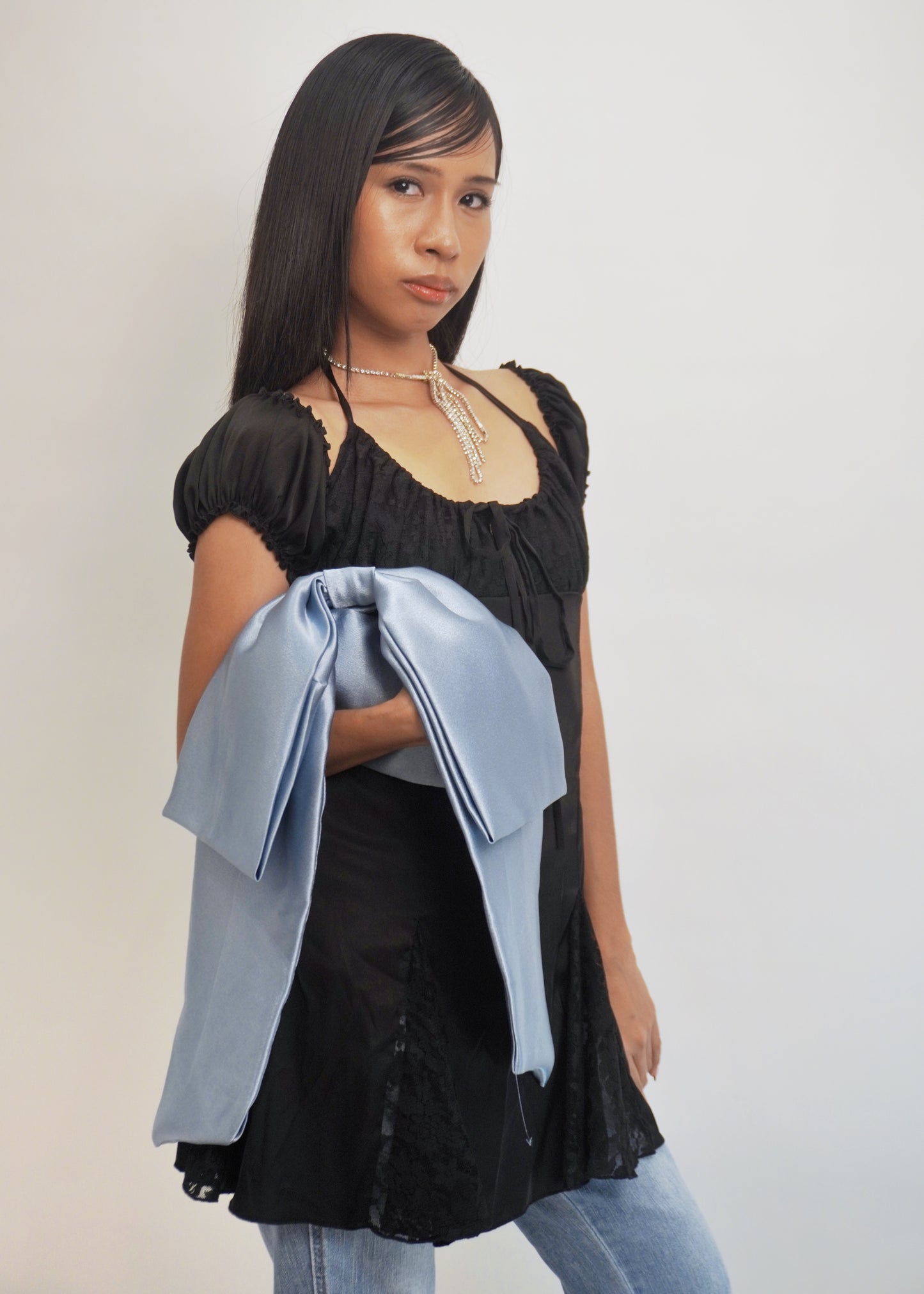 Ribbonette Bag in Sky