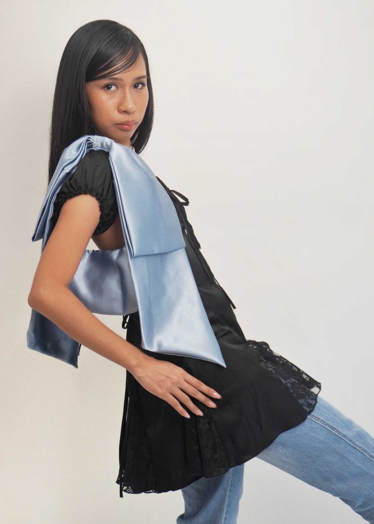 Ribbonette Bag in Sky